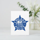 Carte Postale Chicago Police VINTAGE STAR (Debout devant)