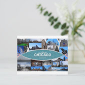 Carte Postale Chicago Postcard (Debout devant)