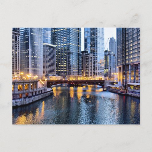 Carte Postale Chicago reflète (Devant)