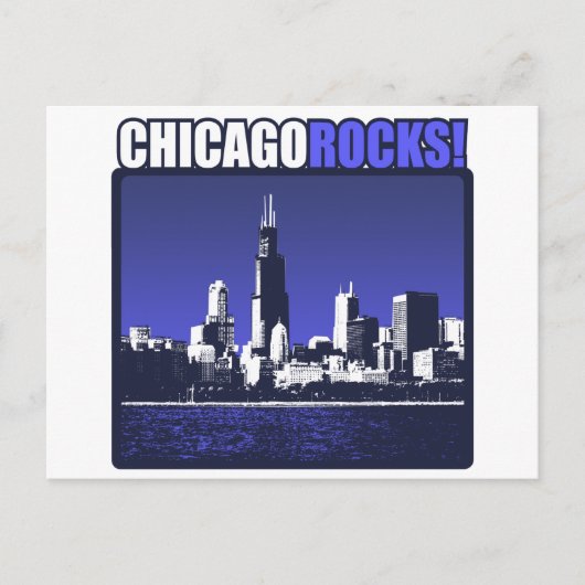 Carte Postale Chicago Rocks ! (Devant)