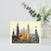 CARTE POSTALE CHICAGO SEARS TOWER (Debout devant)