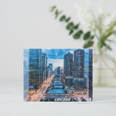 Carte Postale Chicago Skyline (Debout devant)