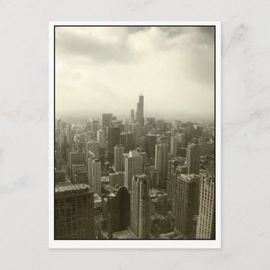 Carte Postale Chicago Skyline (Devant)