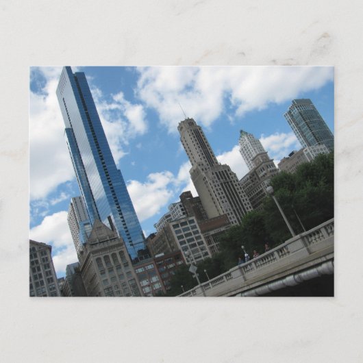 Carte Postale Chicago Skyline (Devant)