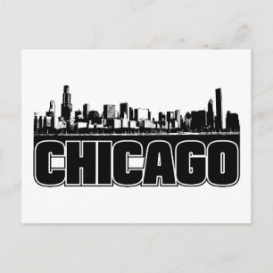 Carte Postale Chicago Skyline