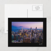 Carte Postale Chicago Skyline (Devant / Derrière)