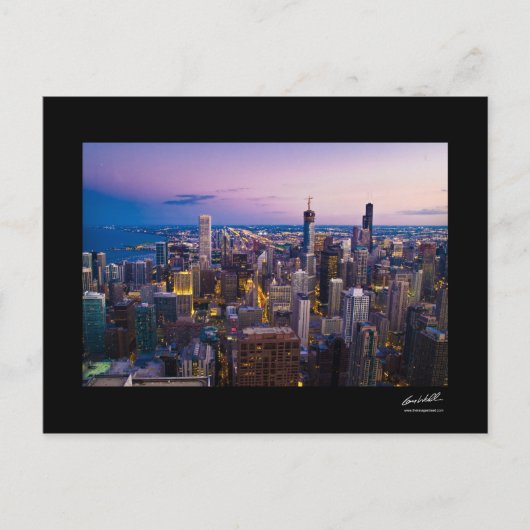 Carte Postale Chicago Skyline (Devant)