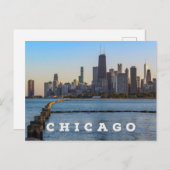 Carte postale Chicago Skyline (Devant / Derrière)