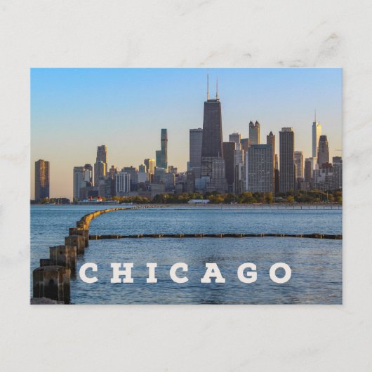 Carte postale Chicago Skyline (Devant)