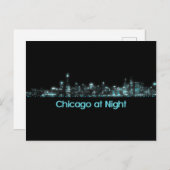 Carte Postale Chicago Skyline (Devant / Derrière)