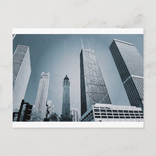 Carte Postale Chicago Skyline (Devant)