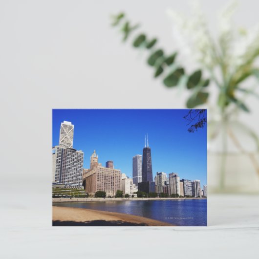 Carte Postale Chicago Skyline. (Debout devant)