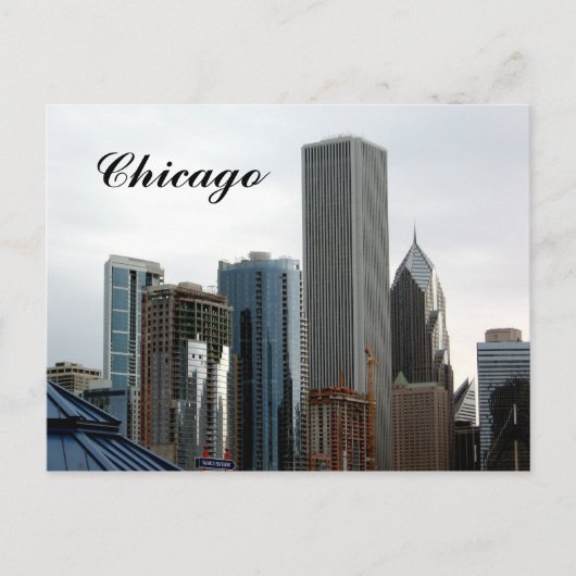 Carte postale Chicago Skyline (Devant)