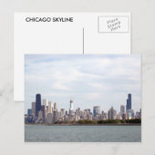 Carte Postale Chicago Skyline (Devant / Derrière)
