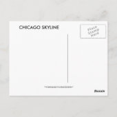 Carte Postale Chicago Skyline (Dos)