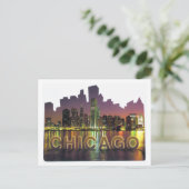 CARTE POSTALE CHICAGO SKYLINE4 (Debout devant)