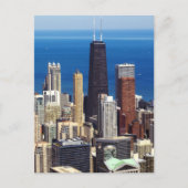 Carte Postale Chicago Skyline et points de repère (Devant)