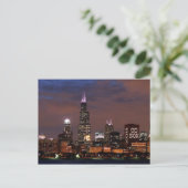 Carte Postale Chicago Skyline Go Sox (Debout devant)
