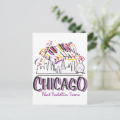 CARTE POSTALE CHICAGO-TODDLIN-TOWN (Debout devant)