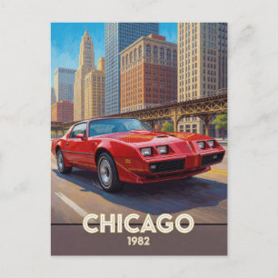 Carte Postale Chicago Urban Performance Drive 1982 Illinois