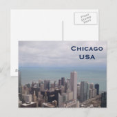 Carte Postale Chicago, USA Vintage voyage Tourism Ajouter (Devant / Derrière)