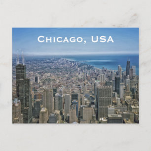 Carte Postale Chicago, USA Vintage voyage Tourism Ajouter