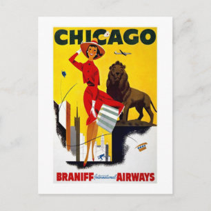 Carte Postale Chicago vintage