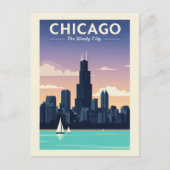 Carte Postale Chicago vintage (Devant)