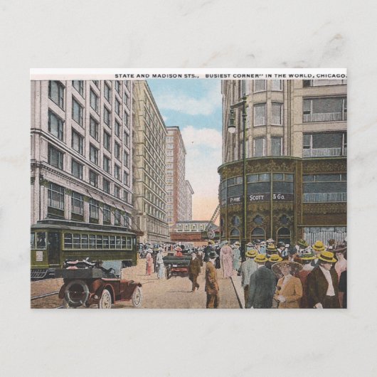 Carte Postale Chicago vintage (Devant)