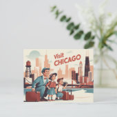 Carte Postale Chicago vintage (Debout devant)