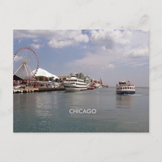 Carte Postale Chicago - Vue de Navy Pier (Devant)