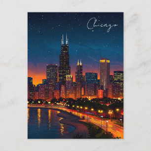 Carte postale Chicago Windy City