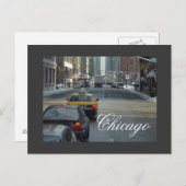 Carte postale Chicago Winter (Devant / Derrière)