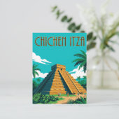 Carte Postale Chichén Itzá (Debout devant)