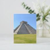 Carte Postale Chichen Itza Mexique Kukulkan Pyramid 7 Merveilles (Debout devant)
