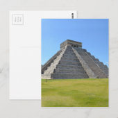 Carte Postale Chichen Itza Mexique Kukulkan Pyramid 7 Merveilles (Devant / Derrière)
