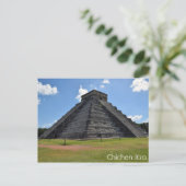 Carte Postale Chichen Itza Mexique Kukulkan Pyramid 7 Merveilles (Debout devant)
