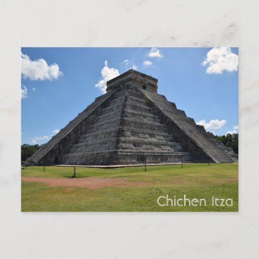 Carte Postale Chichen Itza Mexique Kukulkan Pyramid 7 Merveilles (Devant)
