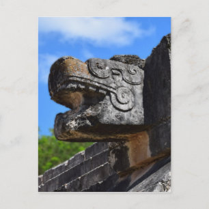 Carte Postale Chichen Itza Mexique Kukulkan Waxaklahun Ubah Kan