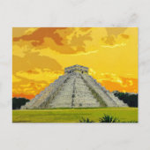 Carte Postale Chichen Itza Mexique Pyramide architecture ancienn (Devant)