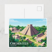 Carte Postale Chichén Itzá Valladolid Mexique (Devant / Derrière)