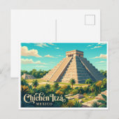 Carte Postale Chichén Itzá Valladolid Mexique (Devant / Derrière)