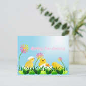 Carte Postale Chiches de printemps mignons (Debout devant)