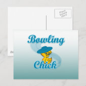 Carte Postale Chick Bowling #3 (Devant / Derrière)