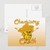 Carte Postale Chick de chimie #10 (Devant / Derrière)