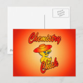 Carte Postale Chick de chimie #5 (Devant / Derrière)