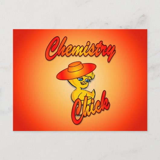 Carte Postale Chick de chimie #5 (Devant)