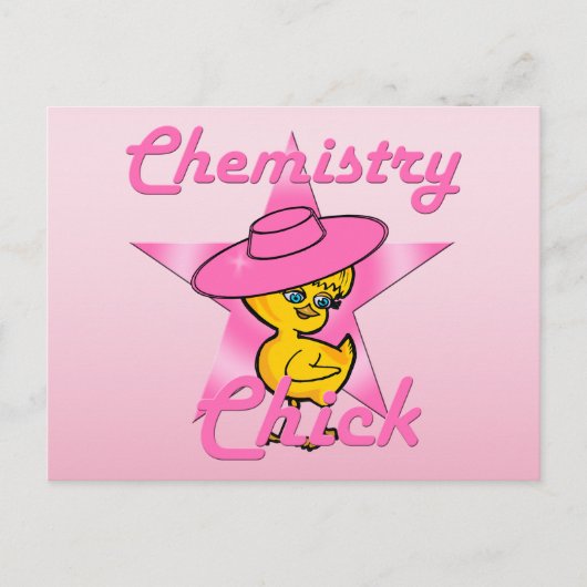 Carte Postale Chick de chimie #8 (Devant)