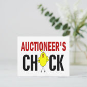 Carte Postale Chick de l'enchérisseur (Debout devant)