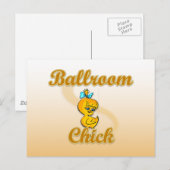 Carte Postale Chick de salle de bain (Devant / Derrière)